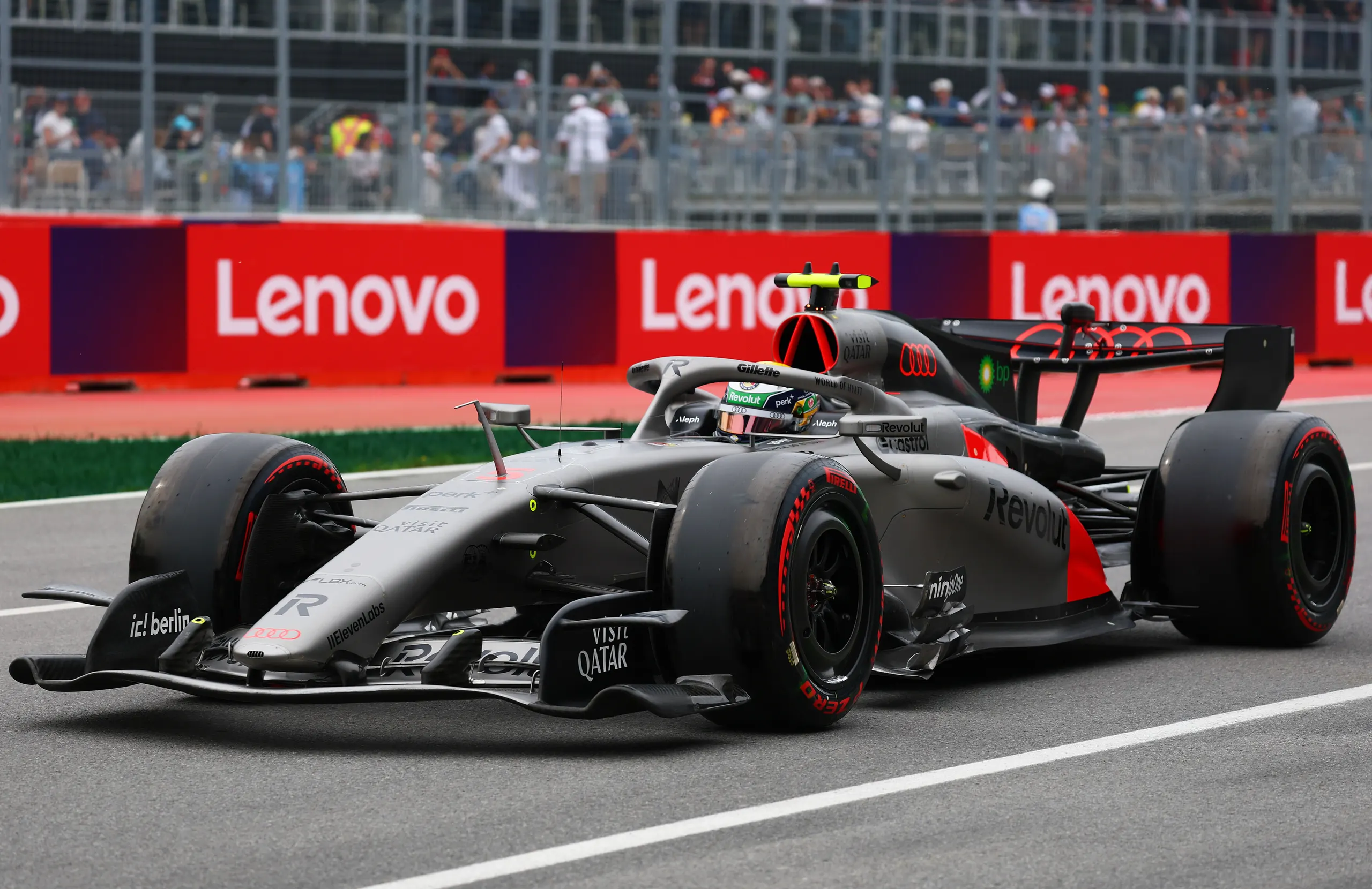 Formula 1® car on track
